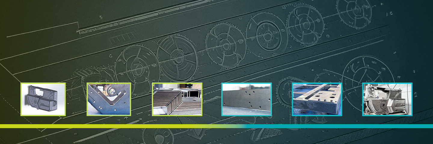 Leistungen von B+G Metall, von der Konstruktionszeichnung, bis zur metallbaugruppe. Bei uns gibt es alles aus einer Hand. Laserschneiden, biegen und kanten, schweißen, CNC drehen und fräsen. Abschließend auch komplexe Montagen von Schweißbaugruppen. Zertifiziert, schnell und flexibel.